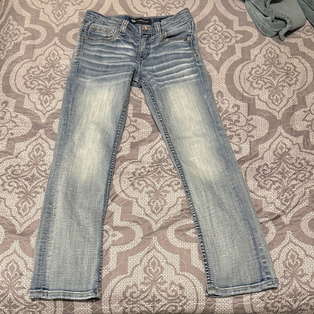 BKE Light Blue Straight Leg Boy Jeans
